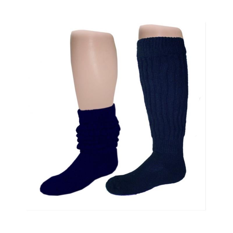 Slouch Socks -Navy