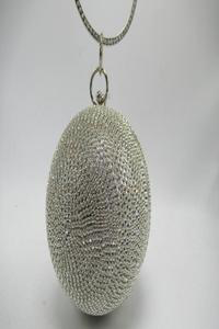 Silver Rhinestone Purse